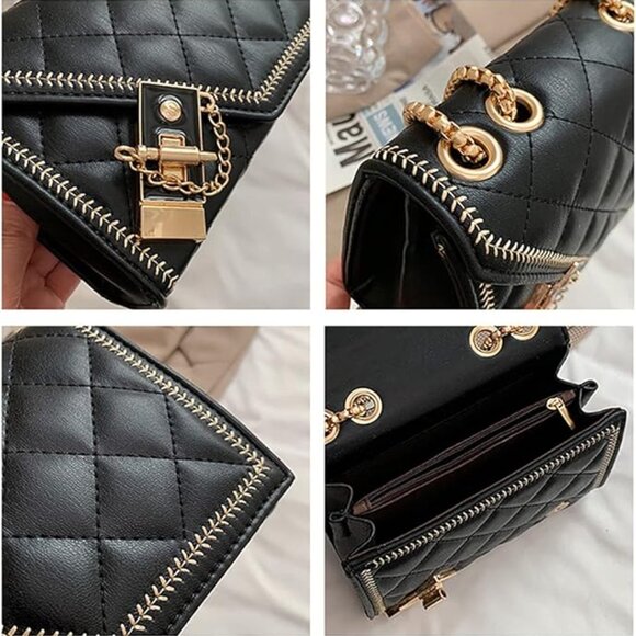 Leather style shoulder bag - Picture 3 of 7